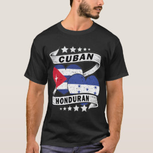 Honduran And Cuban Flag T-Shirt