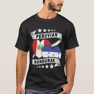 Honduran And Peruvian Flag T-Shirt