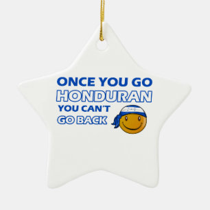 Honduran designs ceramic tree decoration