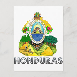 Honduran Emblem Postcard