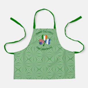 Honduran Irish USA Flags Shamrock Personalised Kid Apron
