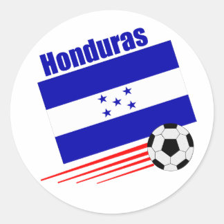 Honduran Soccer Team Classic Round Sticker