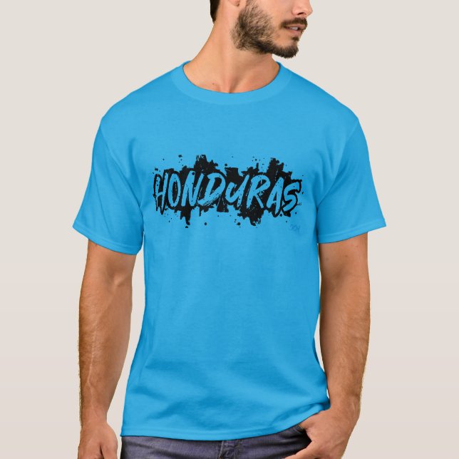 Honduras Black 01 T-Shirt (Front)