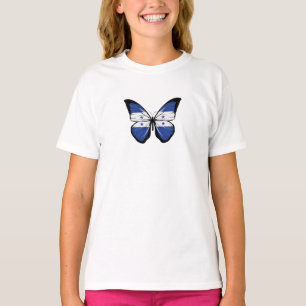 Honduras Butterfly Flag T-Shirt