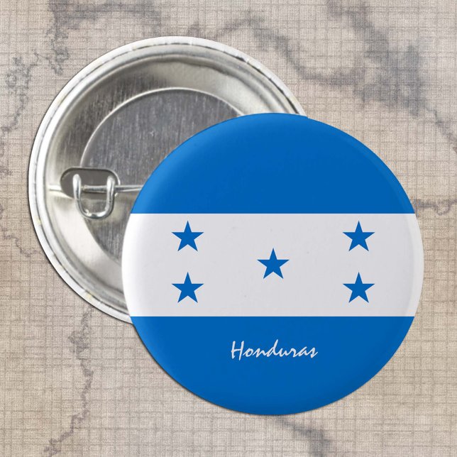 Honduras button, patriotic Hondurasan Flag fashion 3 Cm Round Badge (Creator Uploaded)