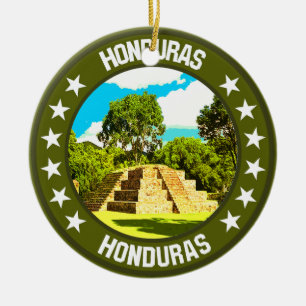 Honduras ceramic tree decoration