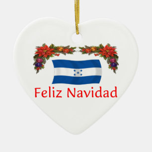 Honduras Christmas Ceramic Tree Decoration