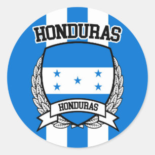 Honduras Classic Round Sticker