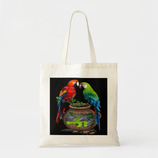 Honduras, Copan maya, loros Tote Bag