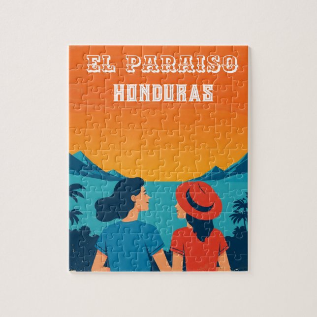  Honduras EL PARAISOtro poster Jigsaw Puzzle (Vertical)