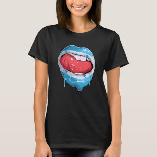 Honduras Fan Flag Mouth Soccer Honduran T-Shirt