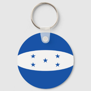 Honduras Fisheye Flag Keychain