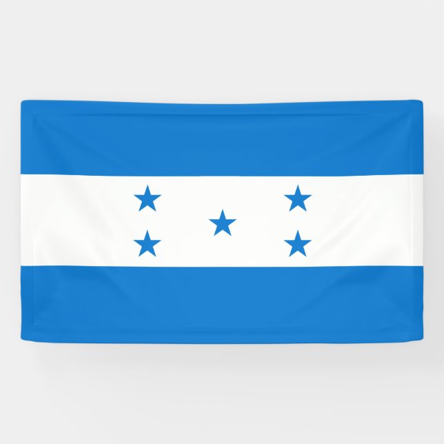 Honduras flag  banner (Horizontal)