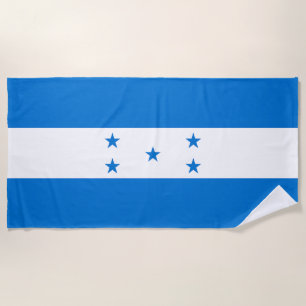 Honduras Flag Beach Towel