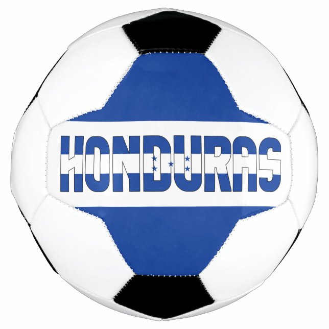 Honduras Flag Bicolor Patriotic  Football (Front)