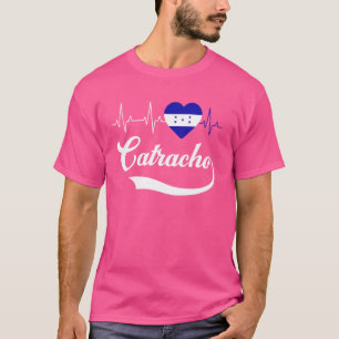 Honduras Flag Boy Men Honduran Catracha Pride Hear T-Shirt