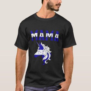 Honduras Flag Catracha Dna Hondureñas Mum Unicorn T-Shirt