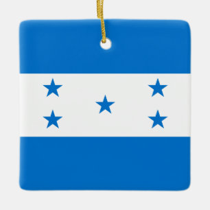 Honduras Flag  Ceramic Ornament