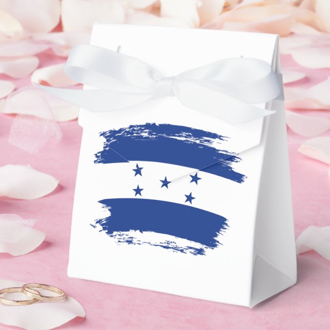 Honduras flag favour box (Wedding)
