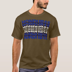 Honduras Flag Flip Text effect T-Shirt