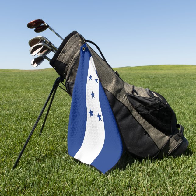 Honduras flag golf towel (Green)
