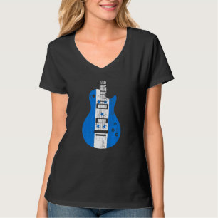 Honduras Flag Guitar Vintage Musician T-Shirt