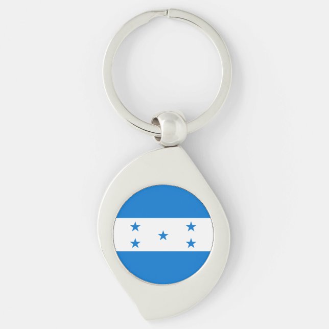 Honduras Flag Key Ring (Front)