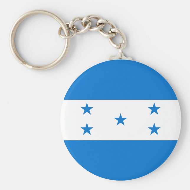 Honduras Flag Key Ring (Front)