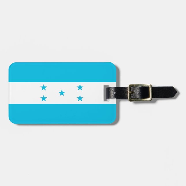 Honduras Flag Luggage Tag (Front Horizontal)