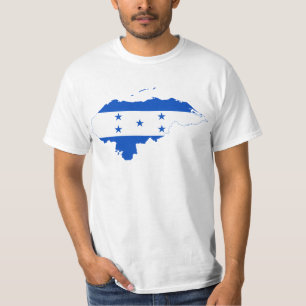 Honduras Flag Map HN T-Shirt