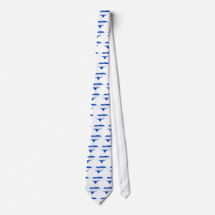 Honduras Flag Map HN Tie