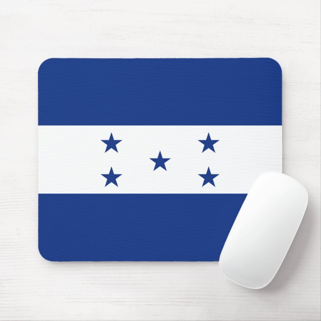 Honduras flag mouse mat (With Mouse)