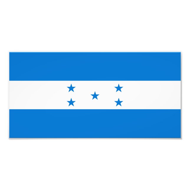 Honduras Flag Photo Print (Front)