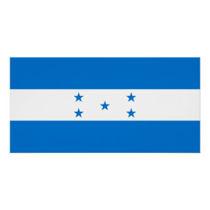 Honduras Flag Poster