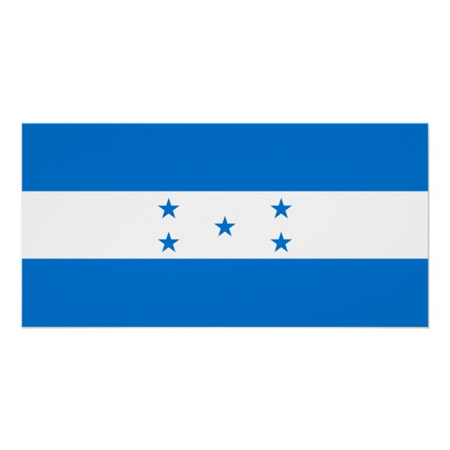 Honduras Flag Poster (Front)