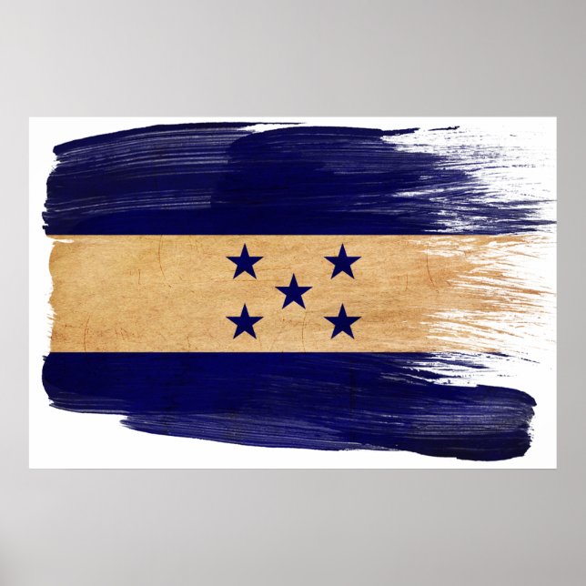 Honduras Flag Posters (Front)