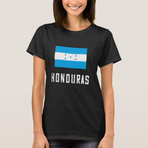 Honduras Flag Proud Honduran Roots Central America T-Shirt