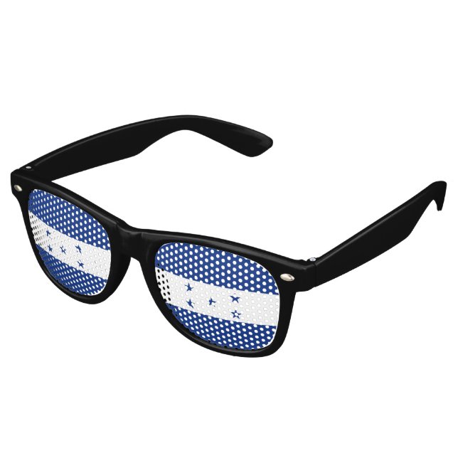 Honduras flag retro sunglasses (Angled)
