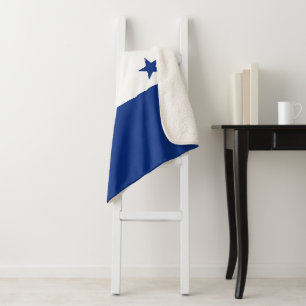 Honduras flag sherpa blanket