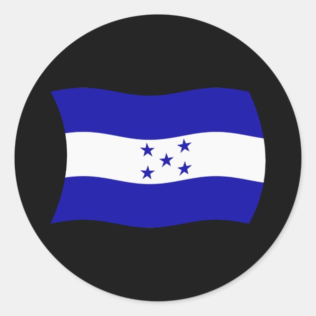 Honduras Flag Sticker (Front)