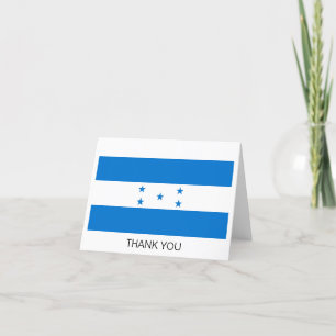 Honduras Flag Thank You Card