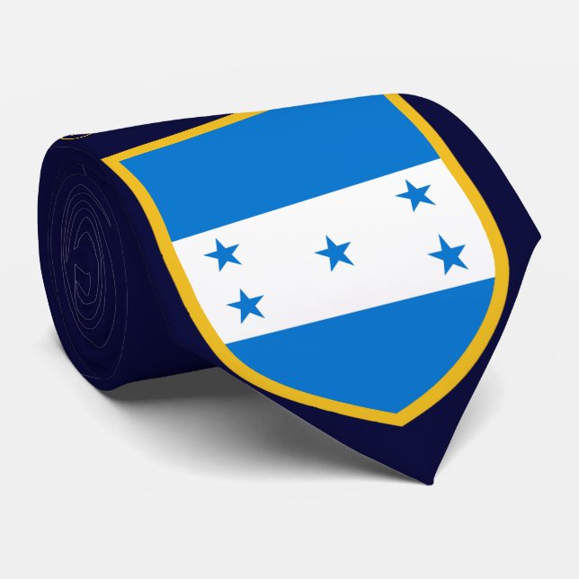 Honduras Flag Tie (Rolled)