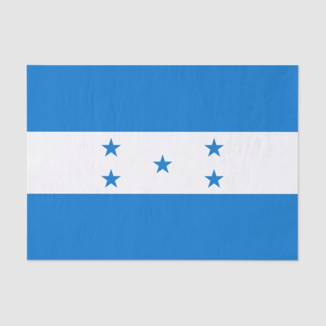 Honduras Flag Tissue Paper (Front)