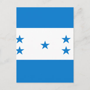 Honduras High quality Flag Postcard