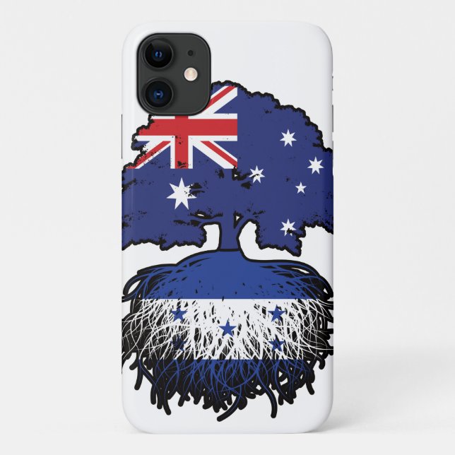 Honduras Honduran Australian Australia Tree Roots Case-Mate iPhone Case (Back)