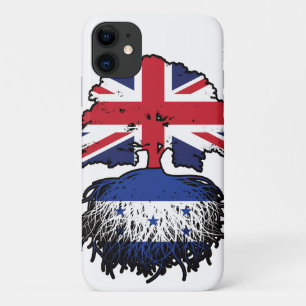 Honduras Honduran British UK Tree Roots Flag iPhone 11 Case