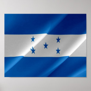 Honduras - Honduregna flag - Poster