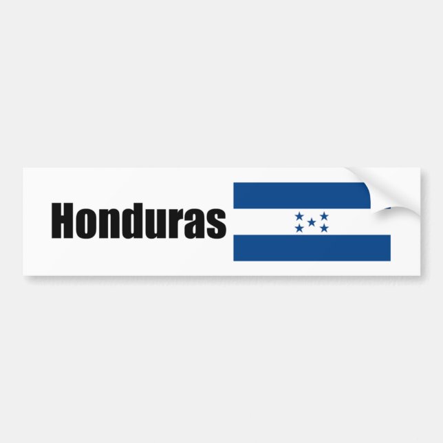 Honduras, Hondurian flag Bumper Sticker (Front)