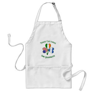 Hondúras Ireland USA Shamrock Flag Personalised  Standard Apron