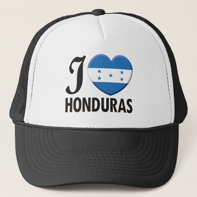 Honduras Love Trucker Hat (Front)